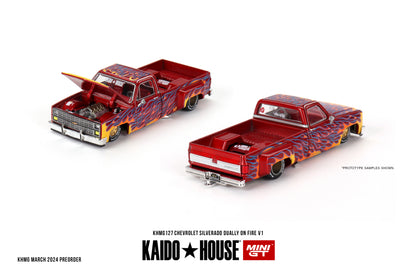 Chevrolet Silverado Dually On Fire V1