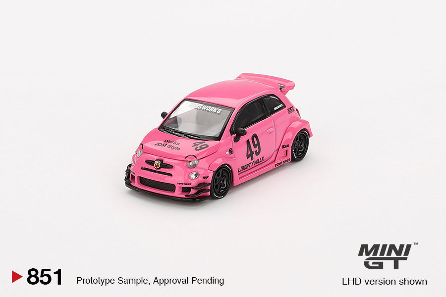 Abarth 595 LB-Works X Abas Works Pink