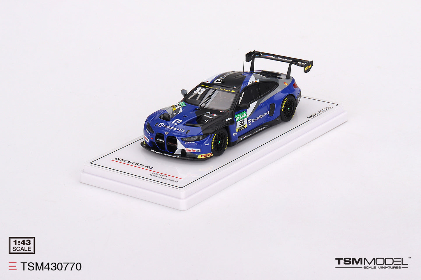 BMW M4 GT3 No.33 Schubert Motorsport DTM
