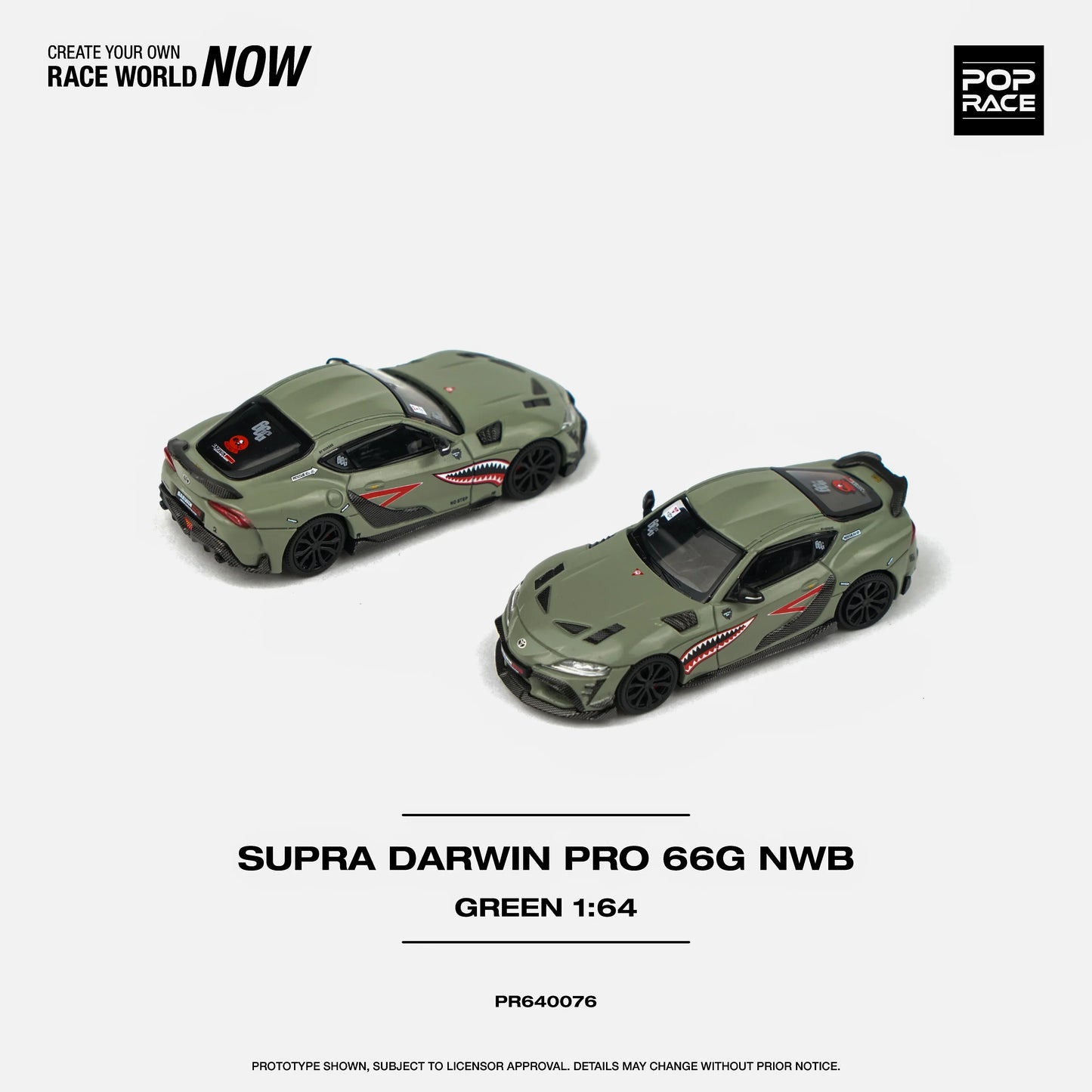 Toyota Supra A90 Darwin Pro 66G NWB Green