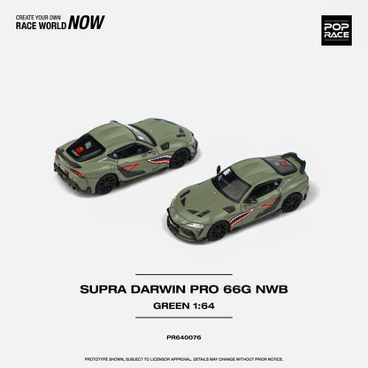 Toyota Supra A90 Darwin Pro 66G NWB Green