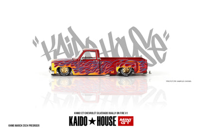 Chevrolet Silverado Dually On Fire V1