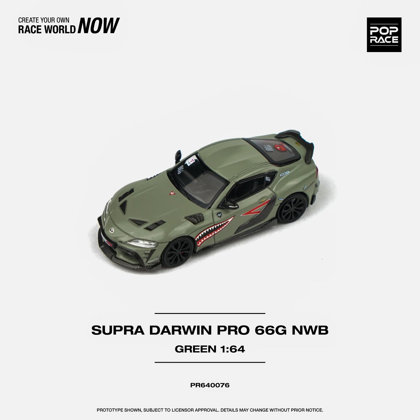 Toyota Supra A90 Darwin Pro 66G NWB Green