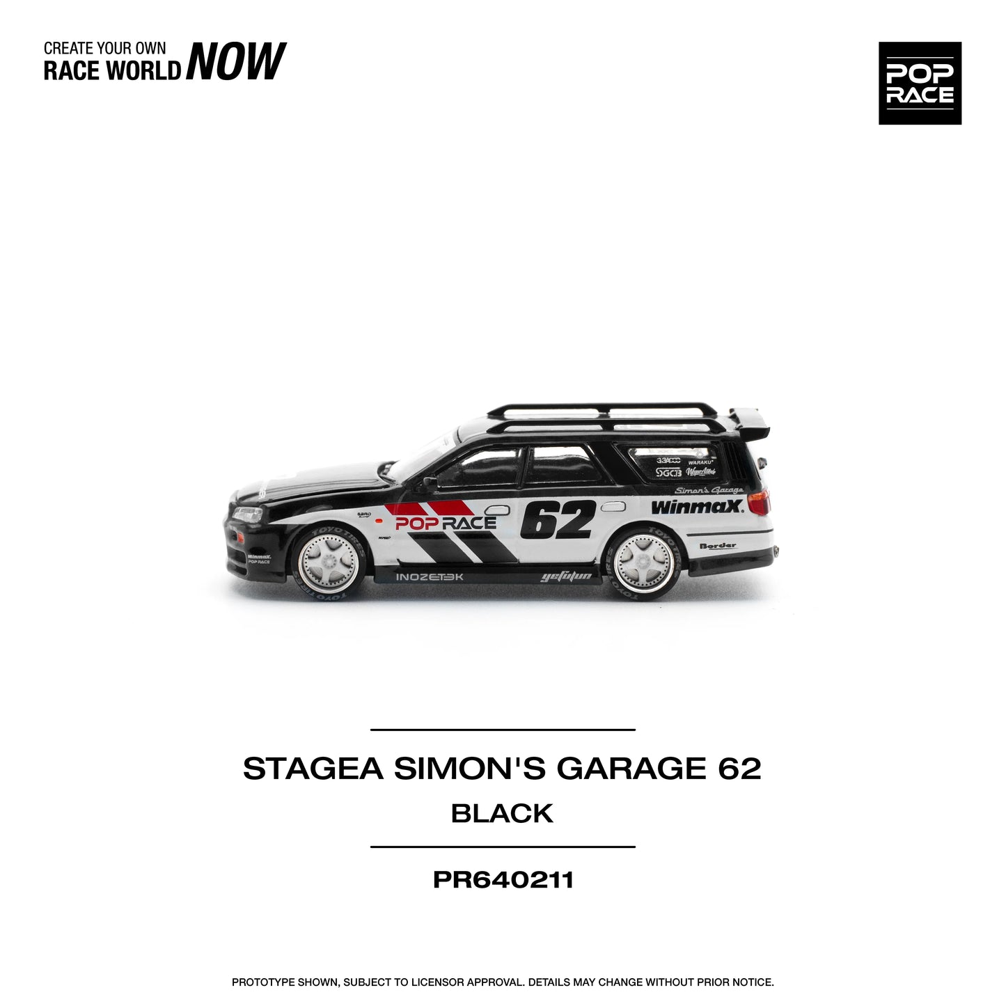Nissan Stagea Simon's Garage #62 Black
