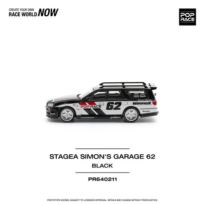 Nissan Stagea Simon's Garage #62 Black