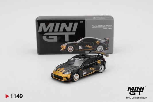 Toyota GR86 LB Nation Black/Gold