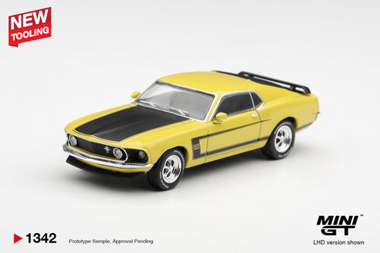Ford Mustang Boss 302 1969 Bright Yellow