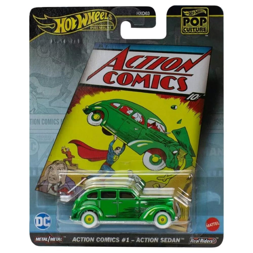 Hot Wheels Pop Culture Action Comics #1 Action Sedan