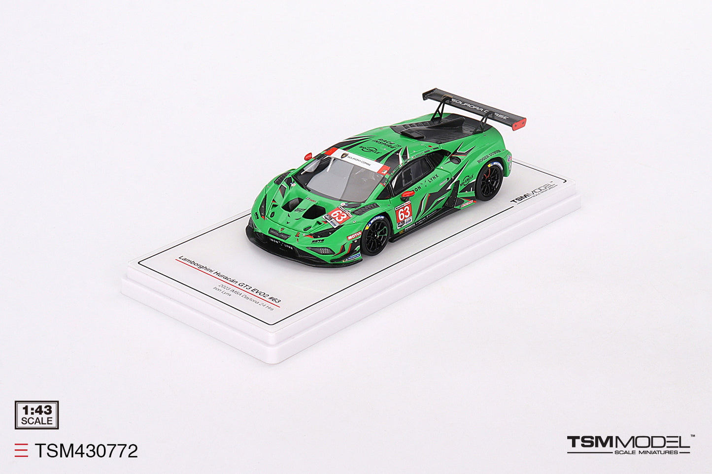 Lamborghini Huracán GT3 Evo2 No.63 Iron Lynx IMSA Daytona 24 Hours