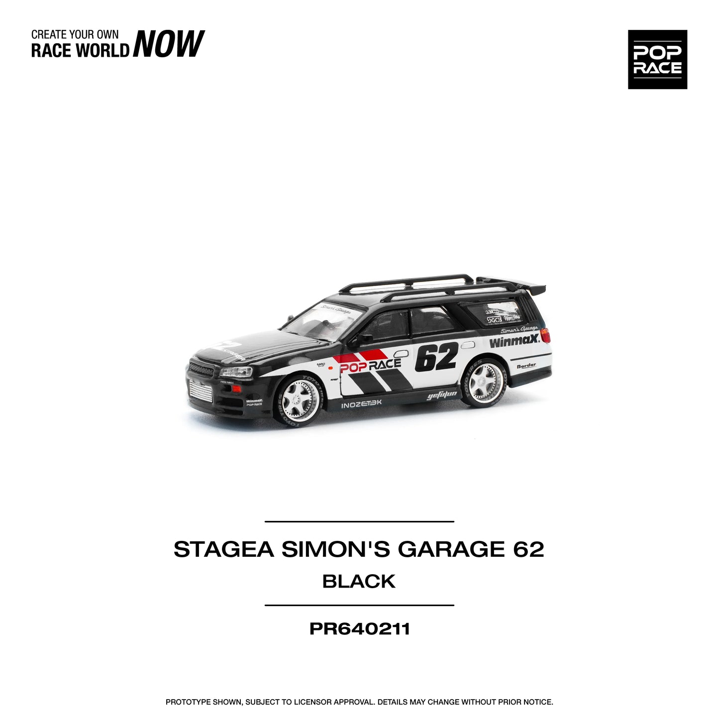 Nissan Stagea Simon's Garage #62 Black