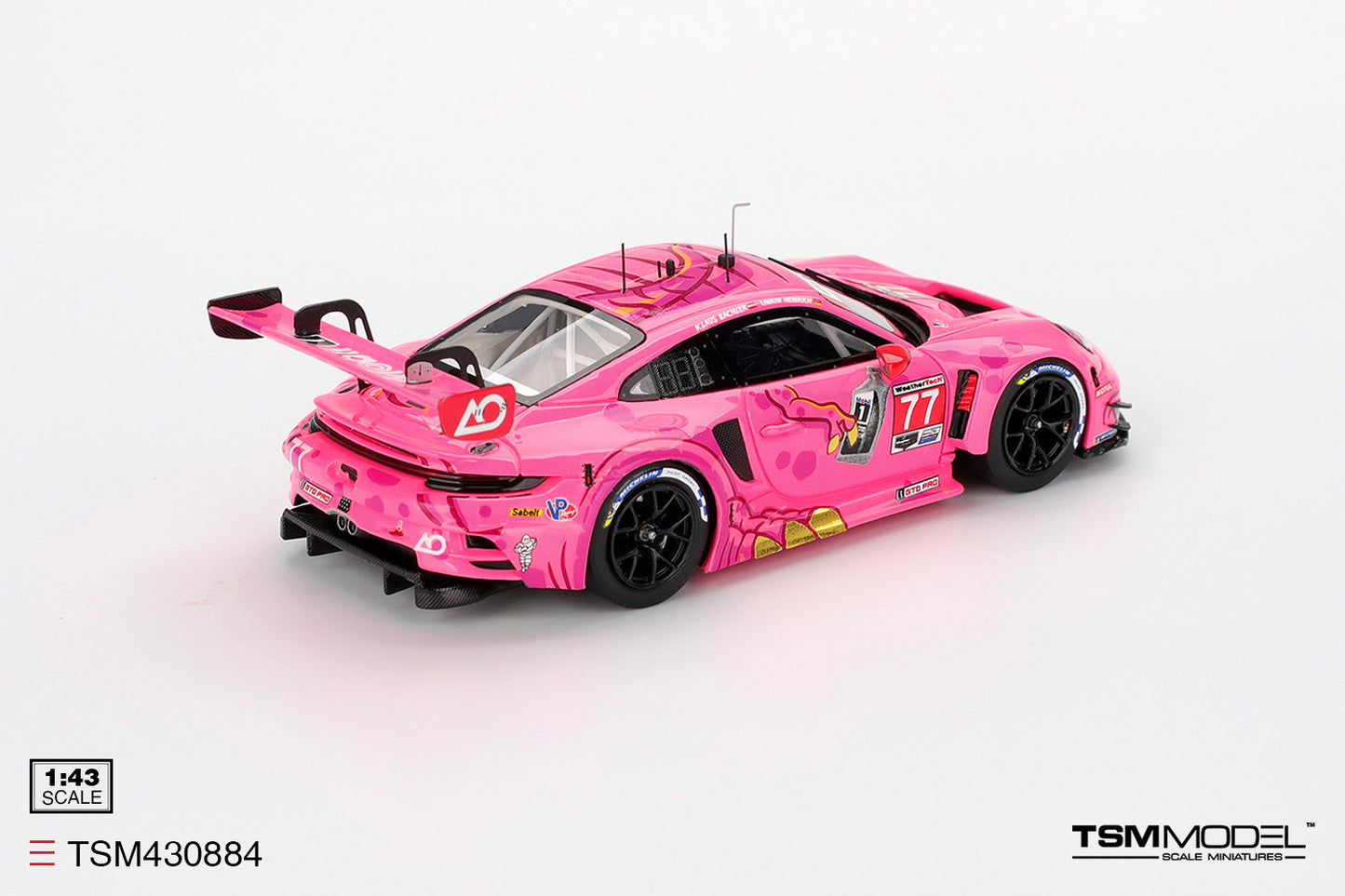 Porsche 911 GT3 R No.77 Gtd Pro Ao Racing 2025 IMSA Detroit Grand Prix