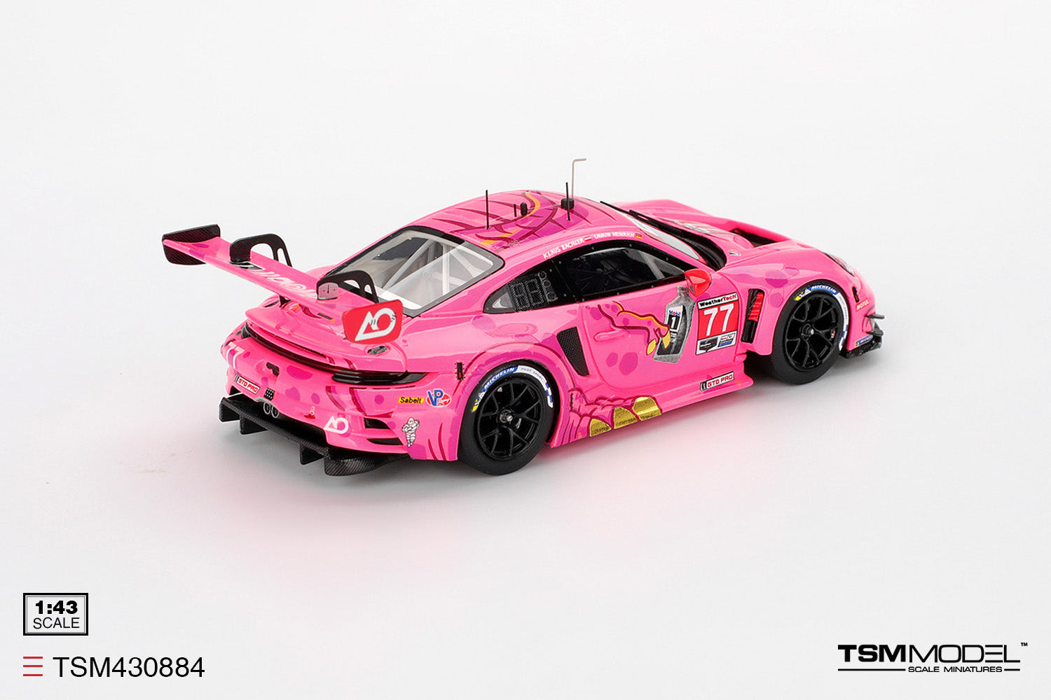 Porsche 911 GT3 R No.77 Gtd Pro Ao Racing 2025 IMSA Detroit Grand Prix