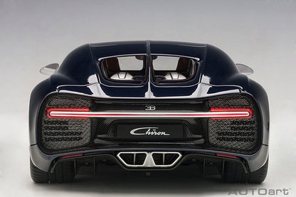 Bugatti Chiron 2017 Argent Silver Atlantic Blue