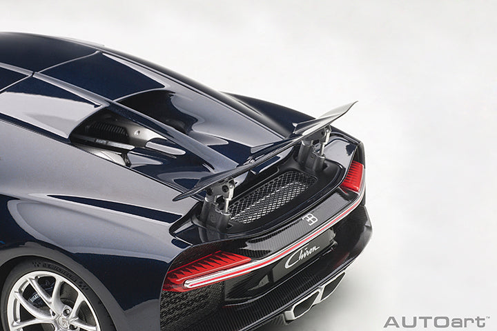 Bugatti Chiron 2017 Argent Silver Atlantic Blue