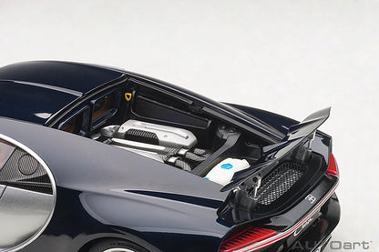Bugatti Chiron 2017 Argent Silver Atlantic Blue