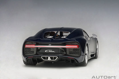 Bugatti Chiron 2017 Argent Silver Atlantic Blue