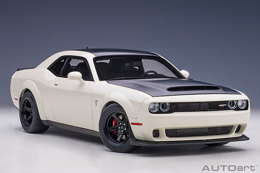Dodge Challenger Demon SRT Knuckle White and Satin Black