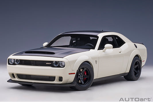 Dodge Challenger Demon SRT Knuckle White and Satin Black