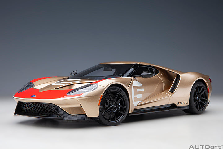 Ford GT Heritage Edition Holman Moody Gold/Red/White