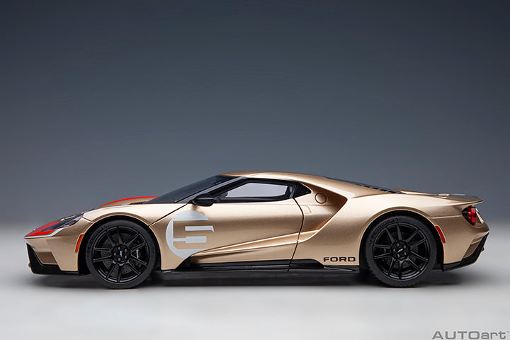 Ford GT Heritage Edition Holman Moody Gold/Red/White