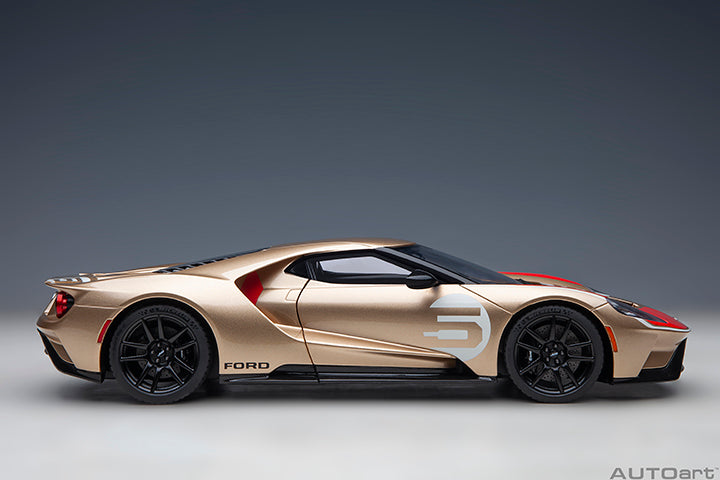 Ford GT Heritage Edition Holman Moody Gold/Red/White