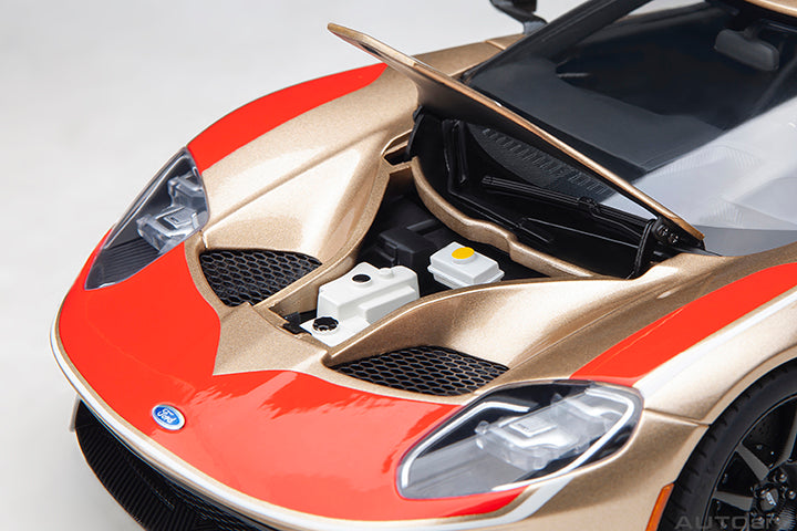 Ford GT Heritage Edition Holman Moody Gold/Red/White