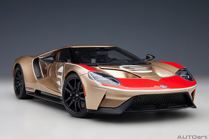 Ford GT Heritage Edition Holman Moody Gold/Red/White