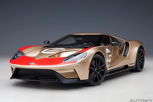 Ford GT Heritage Edition Holman Moody Gold/Red/White