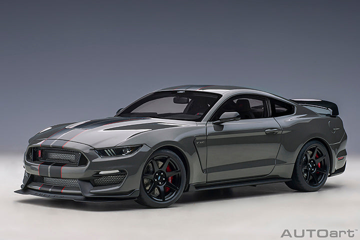 Ford Shelby GT-350R Lead Foot Grey with Black Stripes