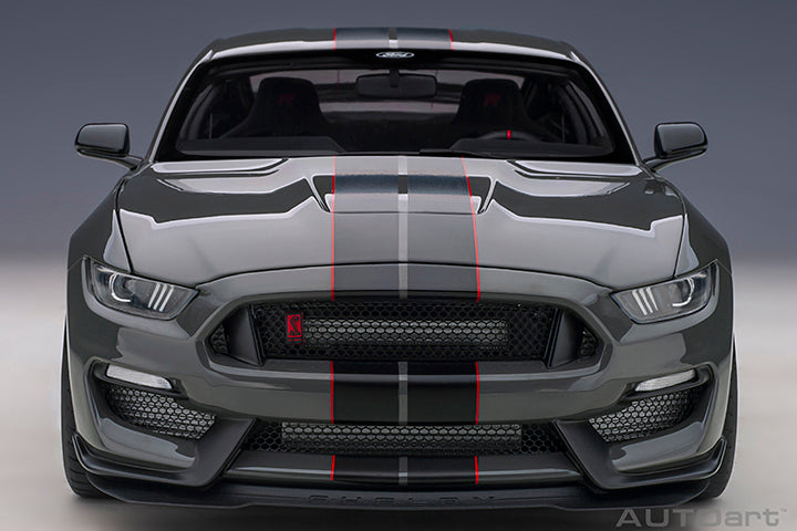 Ford Shelby GT-350R Lead Foot Grey with Black Stripes