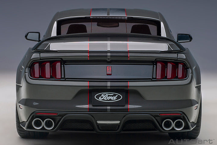 Ford Shelby GT-350R Lead Foot Grey with Black Stripes