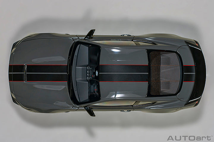 Ford Shelby GT-350R Lead Foot Grey with Black Stripes