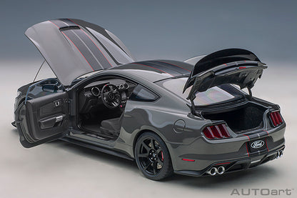 Ford Shelby GT-350R Lead Foot Grey with Black Stripes