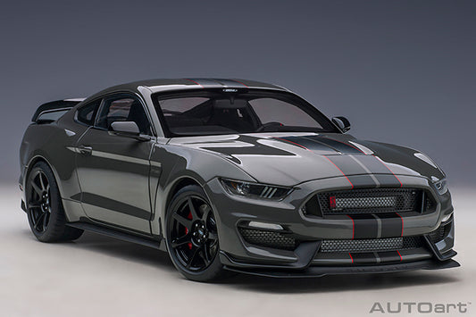Ford Shelby GT-350R Lead Foot Grey with Black Stripes