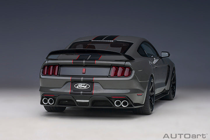 Ford Shelby GT-350R Lead Foot Grey with Black Stripes