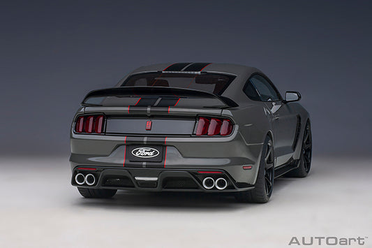 Ford Shelby GT-350R Lead Foot Grey with Black Stripes
