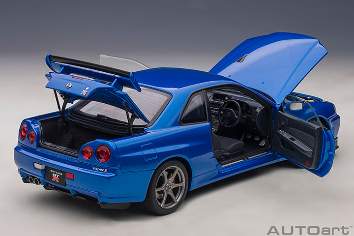 Nissan Skyline GT-R R34 V-Spec II Bayside Blue