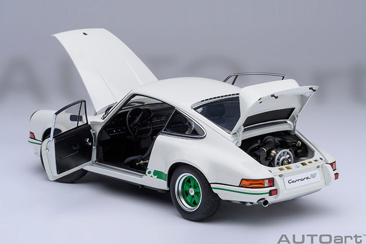 Porsche 911 Carrera 2.7 RS Grand Prix White/Green Stripes