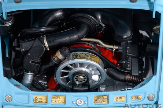 Porsche 911 Carrera 2.7 RS Gulf Blue/Black Stripes