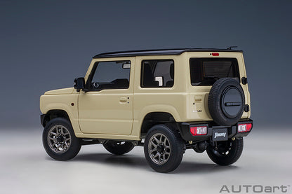 Suzuki Jimny JB64 Chiffon Ivory Metallic with Bluish Black Pearl Roof