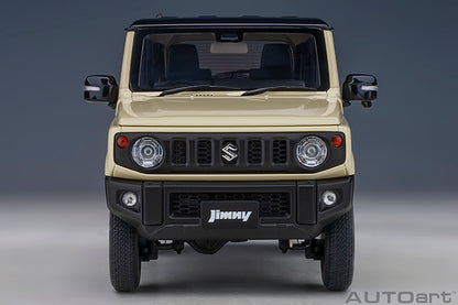 Suzuki Jimny JB64 Chiffon Ivory Metallic with Bluish Black Pearl Roof