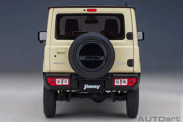 Suzuki Jimny JB64 Chiffon Ivory Metallic with Bluish Black Pearl Roof