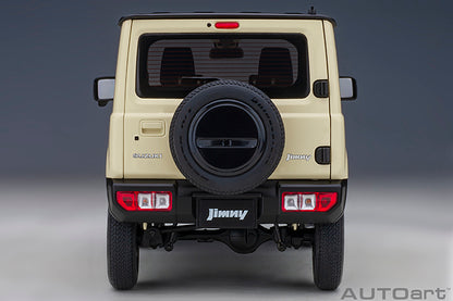 Suzuki Jimny JB64 Chiffon Ivory Metallic with Bluish Black Pearl Roof