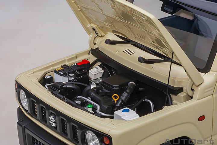 Suzuki Jimny JB64 Chiffon Ivory Metallic with Bluish Black Pearl Roof