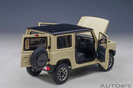 Suzuki Jimny JB64 Chiffon Ivory Metallic with Bluish Black Pearl Roof