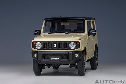 Suzuki Jimny JB64 Chiffon Ivory Metallic with Bluish Black Pearl Roof
