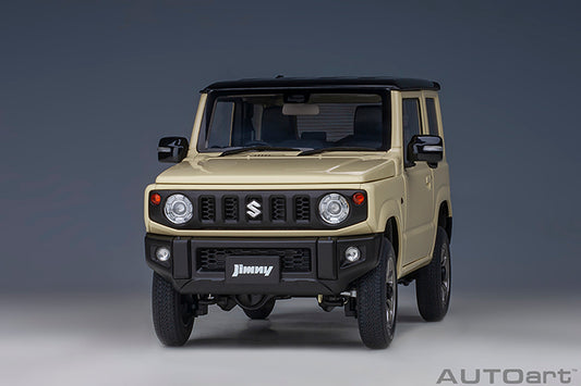 Suzuki Jimny JB64 Chiffon Ivory Metallic with Bluish Black Pearl Roof