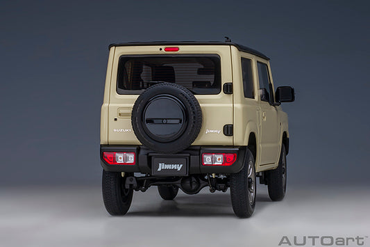Suzuki Jimny JB64 Chiffon Ivory Metallic with Bluish Black Pearl Roof