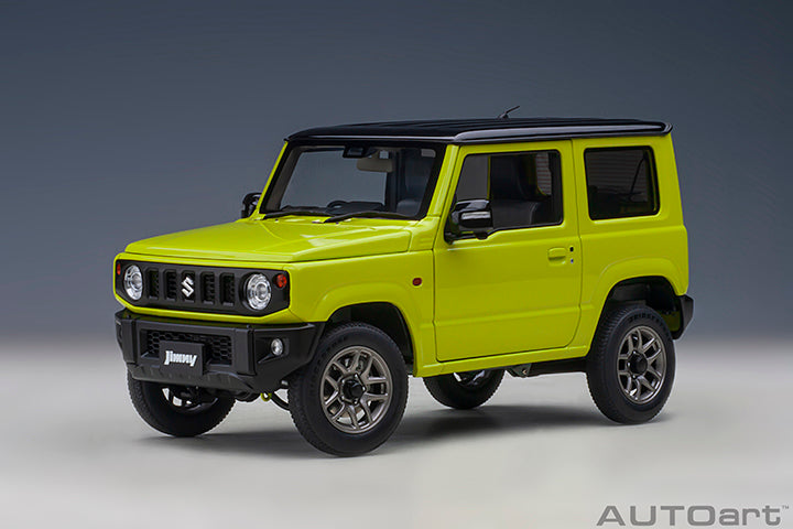 Suzuki Jimny JB64 Kinetic Yellow and Bluish Black Pearl Metallic