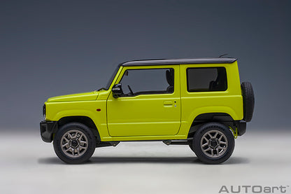 Suzuki Jimny JB64 Kinetic Yellow and Bluish Black Pearl Metallic